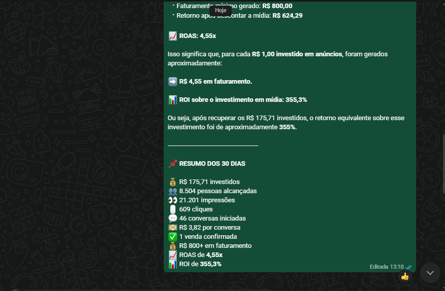 Evidência do case de Eventos e festas